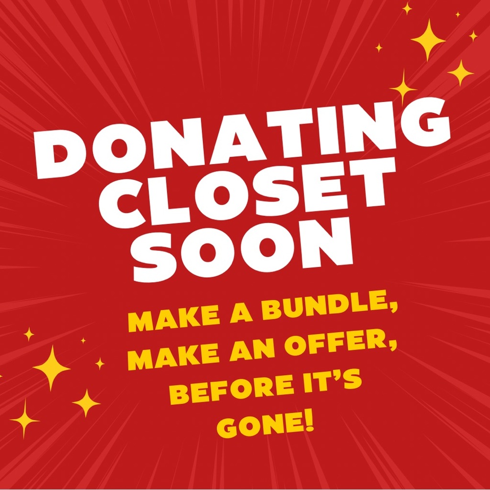 Donating my closet!